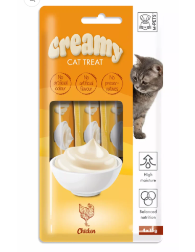 CREAMY CAT CREME POUR CHAT NATUREL 5 goûts