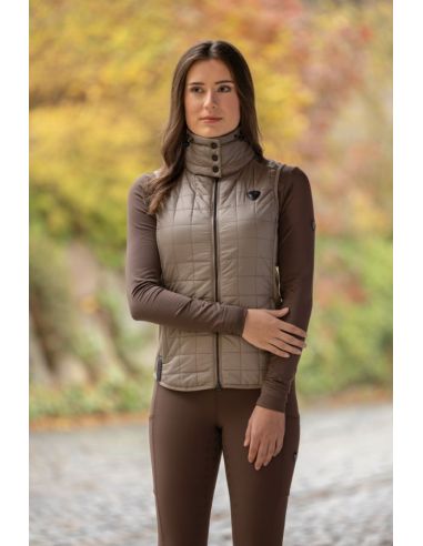 GILET COMBINET COL DORE