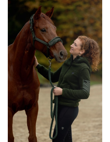 VESTE POLAIRE Covalliero HOODY JACKET VERTE