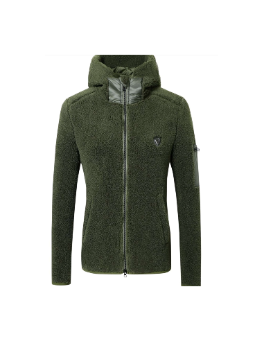 VESTE POLAIRE Covalliero HOODY JACKET VERTE