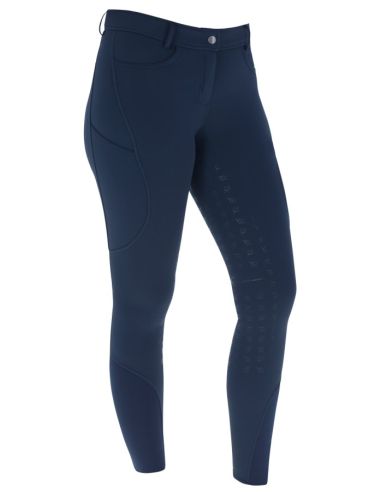 Pantalon d'équitation Grip femme Dark navy bleu marine