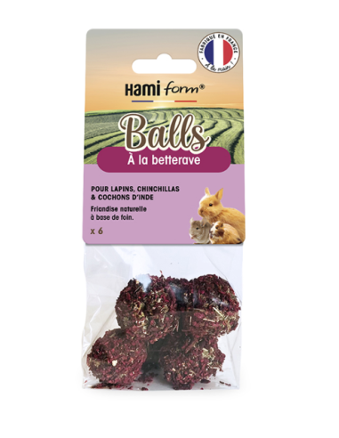 BALLS À LA BETTERAVE X6