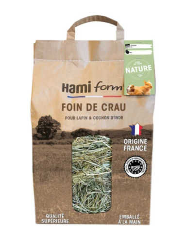 FOIN DE CRAU POUR LAPIN & COCHON D'INDE