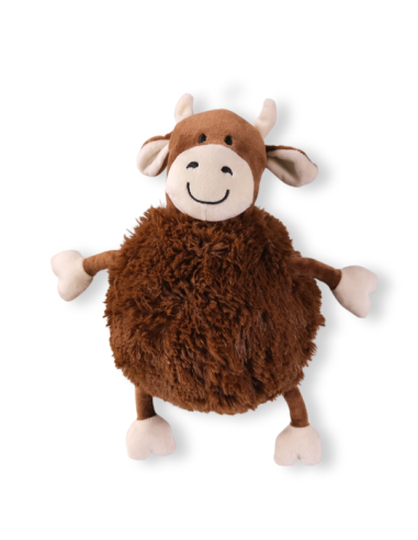 Jouet chien peluche Belly vache 28cm