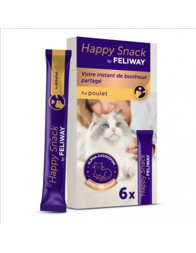 Crème à Lécher Relaxante Happy Snack pour Chat - Feliway