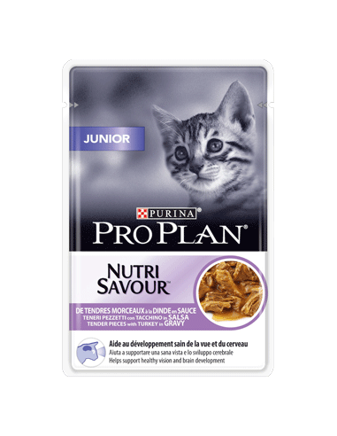 Proplan chat junior dinde en sauce 10X85g