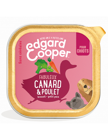 PATEE CHIOT EDGAR COOPER 150G CANARD POULET