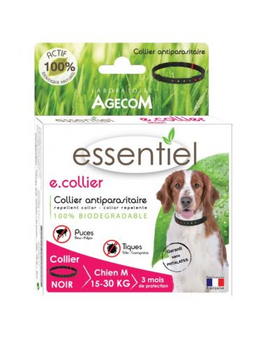 Agecom "Essentiel" collier antiparasitaire  chien 3 tailles