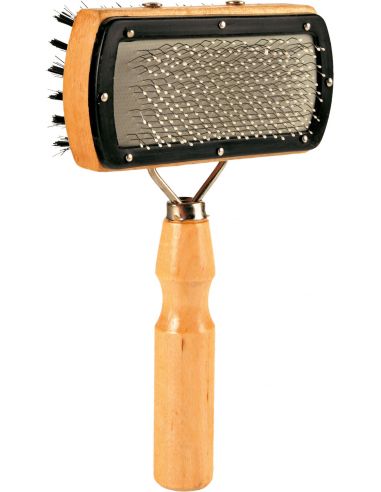 BROSSE SOUPLE BOIS DOUBLE FACE 10