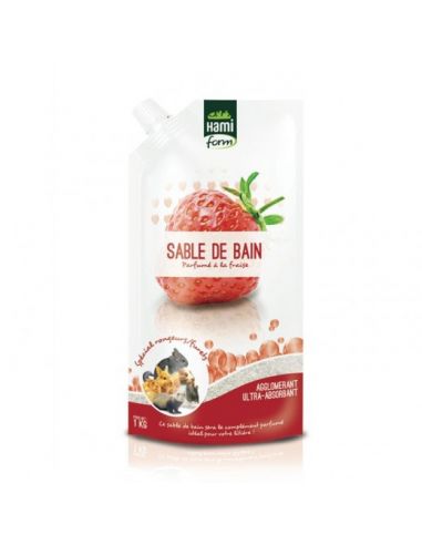 SABLE DE BAIN FRAISE 1KG