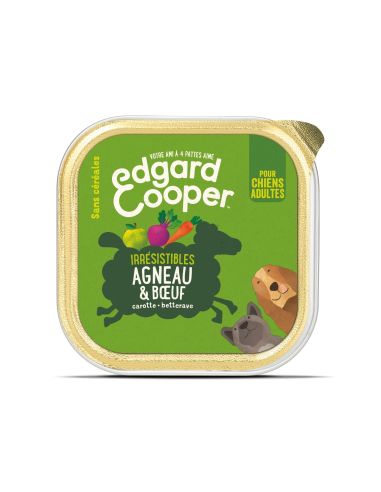 BARQUETTE PÂTÉE CHIEN ADULTE EDGAR COOPER 150G