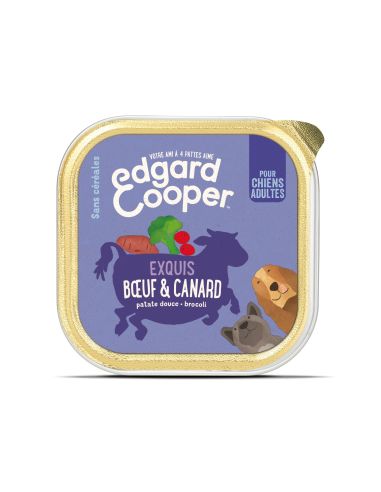 BARQUETTE PÂTÉE CHIEN ADULTE EDGAR COOPER 150G