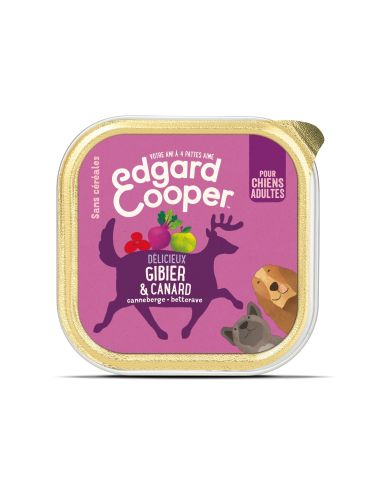 BARQUETTE PÂTÉE CHIEN ADULTE EDGAR COOPER 150G