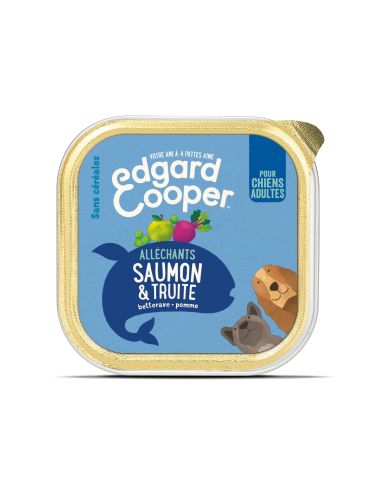 BARQUETTE PÂTÉE CHIEN ADULTE EDGAR COOPER 150G