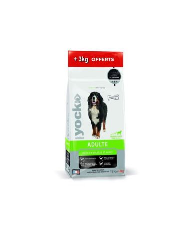 YOCK NUTRITION ADULTE GRAND CHIEN 15KG+3kg offerts