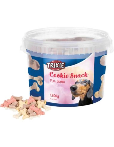 Trixie friandises chien cookie snack mini bones 1.300 g