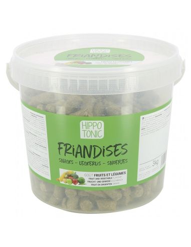 FRIANDISE CHEVAL HIPPO-TONIC FRUITS ET LEGUMES - 1 ou 3KG