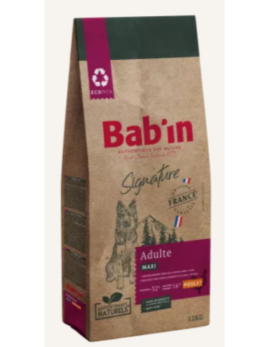 Croquettes chien BAB'IN signature adulte maxi 12Kg