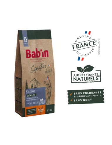 BAB'IN CHAT SENIOR POULET 3 kg