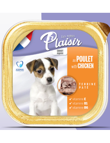 Pâtés pour chiot au poulet - 300g