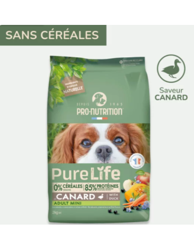 Pure Life Chien Adult Mini au canard