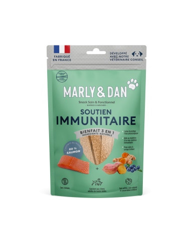 BARRES A MACHER "SOUTIEN IMMUNITAIRE" CHIEN MARLY&DAN