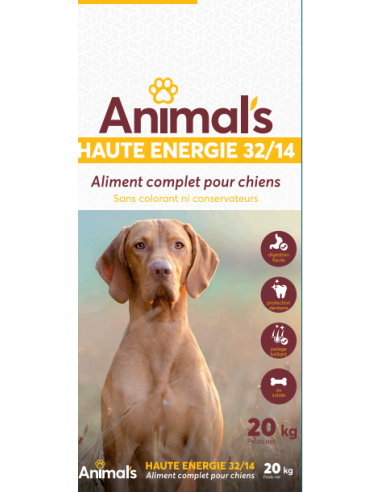 CROQUETTE CHIEN HAUTE ENERGIE 20KG